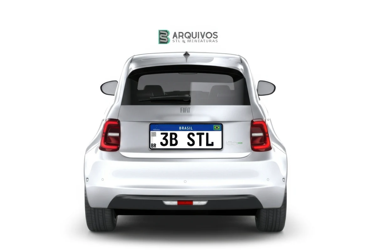 Modelo 3D STL - Fiat 500 2021 — foto 5